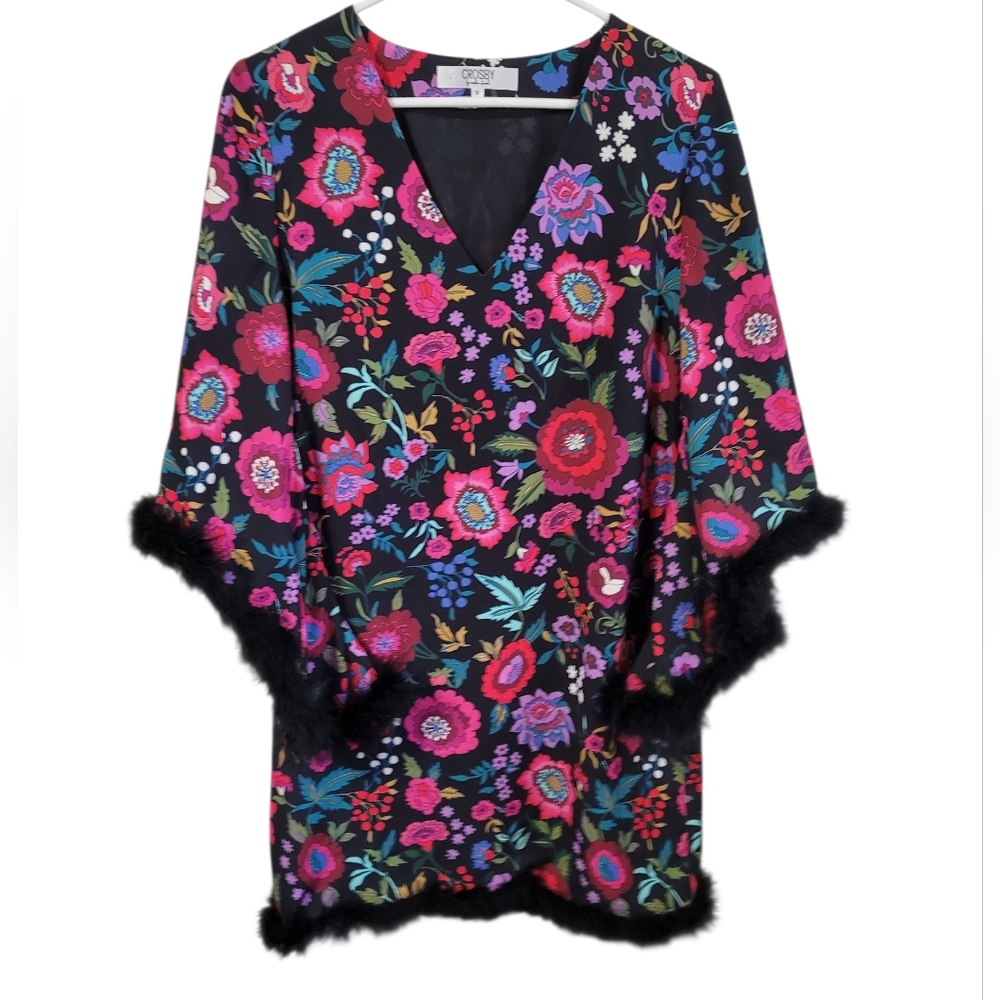 CROSBY by Mollie Burch Olivia Dress In Winter Garden (M)